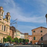 Piazza Vittorio Emanuele, Varese Ligure, Italy