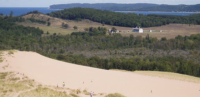 Glen Lake, Leelanau County, Michigan, USA